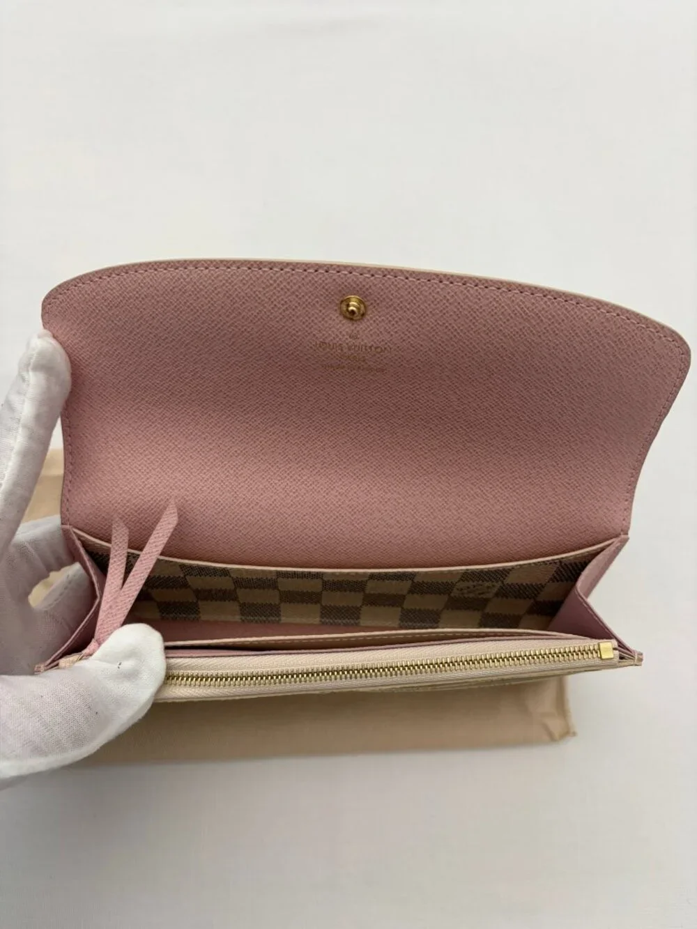 Louis Vuitton Emilie Damier N41625 Azur Canvas Wallet